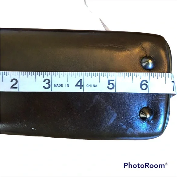 Vintage 1950s Ronay Leather Box Purse Handbag Brown Handles Amazing - Picture 11 of 12